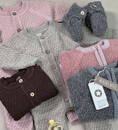 Smallstuff Hjemmesko - Uld - Grey Melange