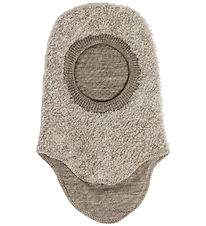SMallstuff Elefanthue - 2 lags - Uld - Natur Meleret