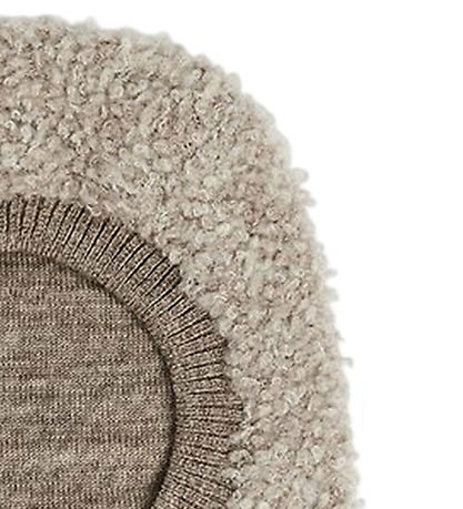 SMallstuff Elefanthue - 2 lags - Uld - Natur Meleret