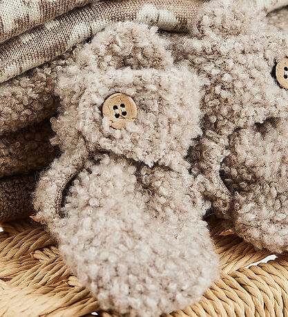 Smallstuff Hjemmesko - Uld - Natur Melange