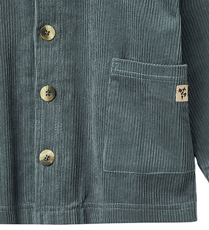 Wheat Skjorte - Fløjl - Sage - Stormy Weather Wheat Skjorte - Fløjl - Sage - Stormy Weather