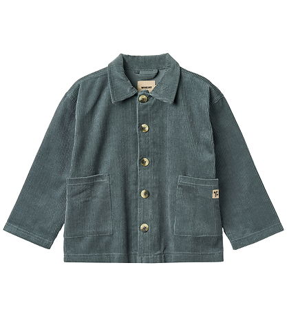 Wheat Skjorte - Fløjl - Sage - Stormy Weather Wheat Skjorte - Fløjl - Sage - Stormy Weather