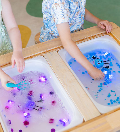 Glo Pals Figur/Sansekuber m. Lys - Blair - Blå