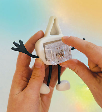 Glo Pals Figur/Sansekuber m. Lys - Party Pal - Hvid