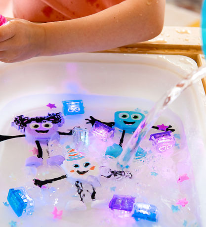 Glo Pals Figur/Sansekuber m. Lys - Lumi - Lilla