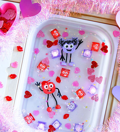 Glo Pals Figur/Sansekuber m. Lys - Lumi - Lilla