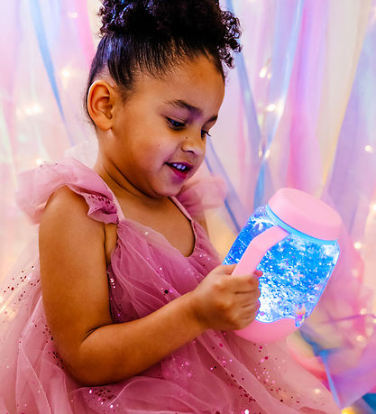 Glo Pals Sansekrukke m. Lys - Bubblegum Pink