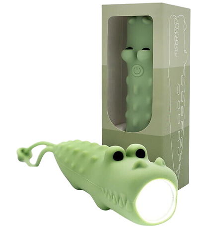 Little L Lommelygte - Silicone - Crocodille