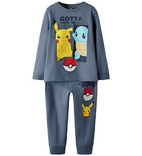 Name It nattøj - 2-delt - NmmOstyr - Pokemon - Flint Stone