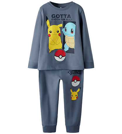 Name It nattøj - 2-delt - NmmOstyr - Pokemon - Flint Stone