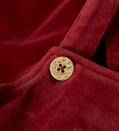 Lil Atelier Smækbukser - Velour - NbfSaga - Loose - Red Dahlia