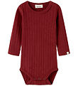 Lil Atelier Body l/æ - Slim Rib - NbfRita - Red Dahlia