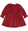 Hust and Claire Kjole - velour - HCDonna - Teaberry m. Guld Hjer