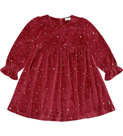 Hust and Claire Kjole - Velour - HCDonna - Teaberry m. Guld Hust and Claire Kjole - Velour - HCDonna - Teaberry m. Guld