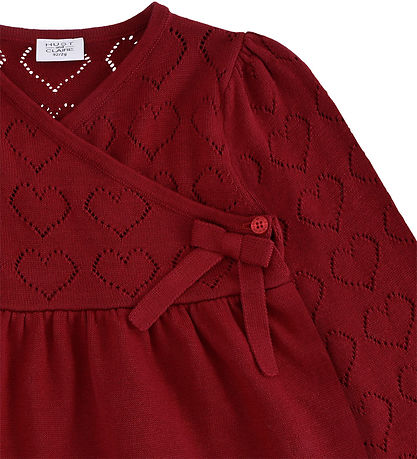 Hust and Claire Kjole - Strik - HCKarina - Teaberry m. Hulmønste Hust and Claire Kjole - Strik - HCKarina - Teaberry m. Hulmønste