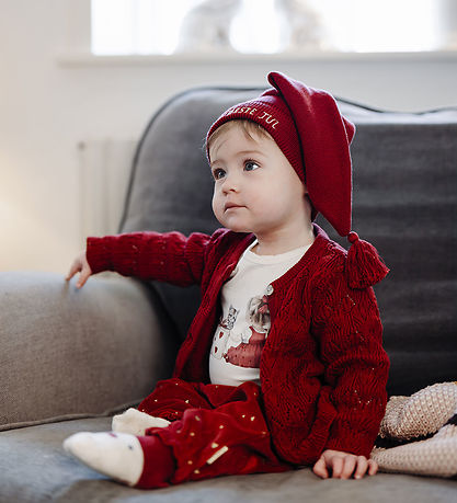 Hust and Claire Cardigan - Strik - HCCilja - Teaberry m. Hulmøns