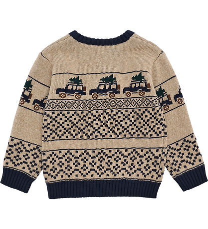 Hust and Claire Bluse - Strik - HCPelle - Jeep - Biscuit m. Jeep Hust and Claire Bluse - Strik - HCPelle - Jeep - Biscuit m. Jeep