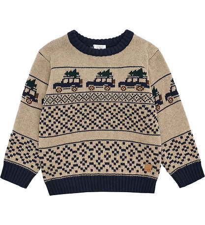 Hust and Claire Bluse - Strik - HCPelle - Jeep - Biscuit m. Jeep