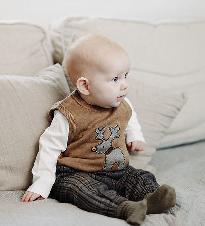 Hust and Claire Vest - Strik - HCPerry Deer - Coffee Melange