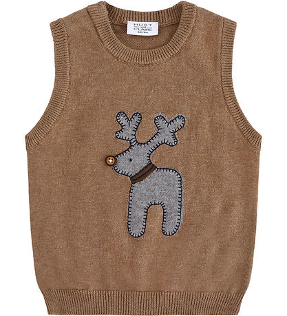 Hust and Claire Vest - Strik - HCPerry Deer - Coffee Melange