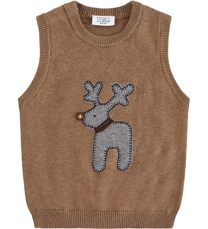 Hust and Claire Vest - Strik - HCPerry Deer - Coffee Melange