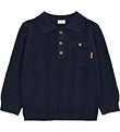 Hust and Claire Bluse - Strik - HCPelle - Structure - More Navy