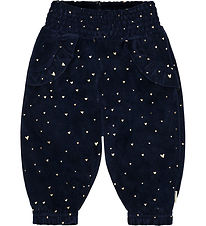 Hust and Claire Bukser - Velour - HCTrine - More Navy m. Guld Hj