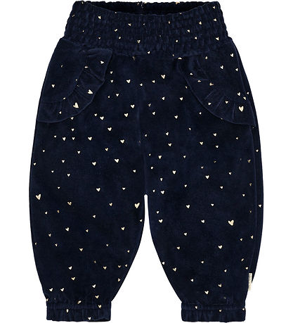 Hust and Claire Velourbukser - HCTrine - More Navy m. Guld