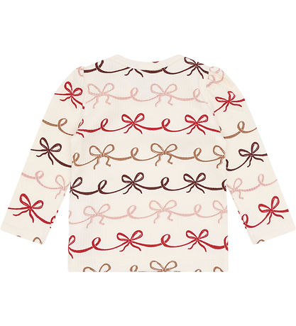 Hust and Claire Bluse - Rib - HCAmma - Sugar m. Sløjfer