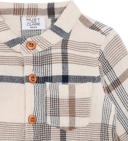 Hust and Claire Skjortebody l/æ - HCBertil - Kit m. Tern Hust and Claire Skjortebody l/æ - HCBertil - Kit m. Tern