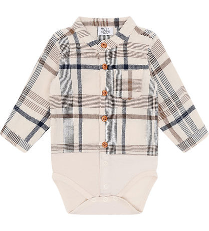 Hust and Claire Skjortebody l/æ - HCBertil - Kit m. Tern Hust and Claire Skjortebody l/æ - HCBertil - Kit m. Tern