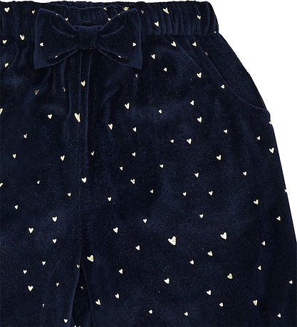Hust and Claire Velourbukser - HCTeresa - More Navy m. Guld
