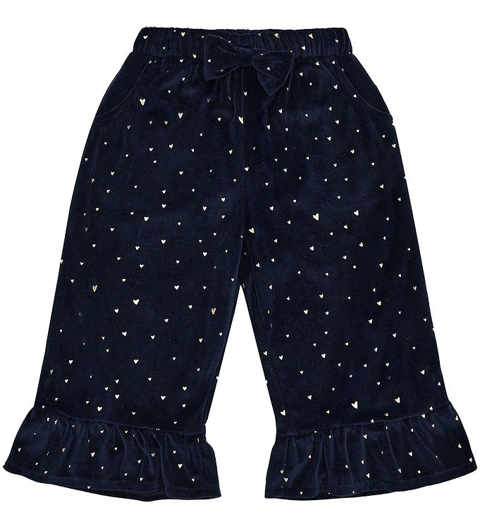 Hust and Claire Velourbukser - HCTeresa - More Navy m. Guld