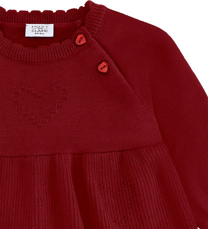 Hust and Claire Kjolebody - Strik - HCKlara - Teaberry m. Hjerte Hust and Claire Kjolebody - Strik - HCKlara - Teaberry m. Hjerte