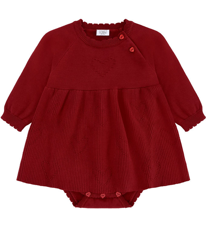 Hust and Claire Kjolebody - Strik - HCKlara - Teaberry m. Hjerte