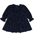 Hust and Claire Kjole - Velour - HCDonna - More Navy m. Guld Hje