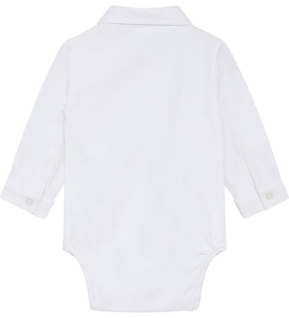 Hust and Claire Skjortebody l/æ - HCBasil - Hvid Hust and Claire Skjortebody l/æ - HCBasil - Hvid