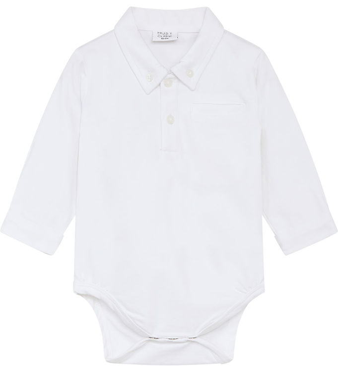 Hust and Claire Skjortebody l/æ - HCBasil - Hvid