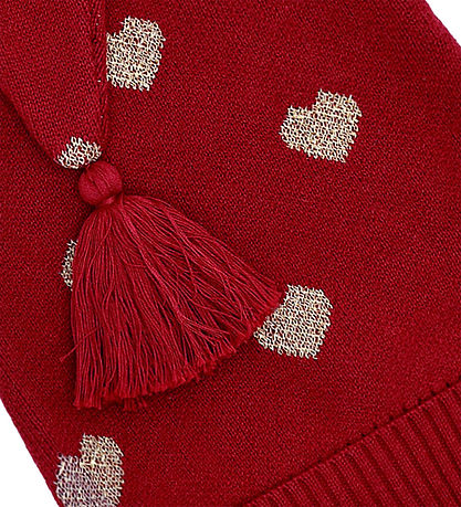 Hust and Claire Nissehue - HCFiliz - Teaberry m. Hjerter Hust and Claire Nissehue - HCFiliz - Teaberry m. Hjerter