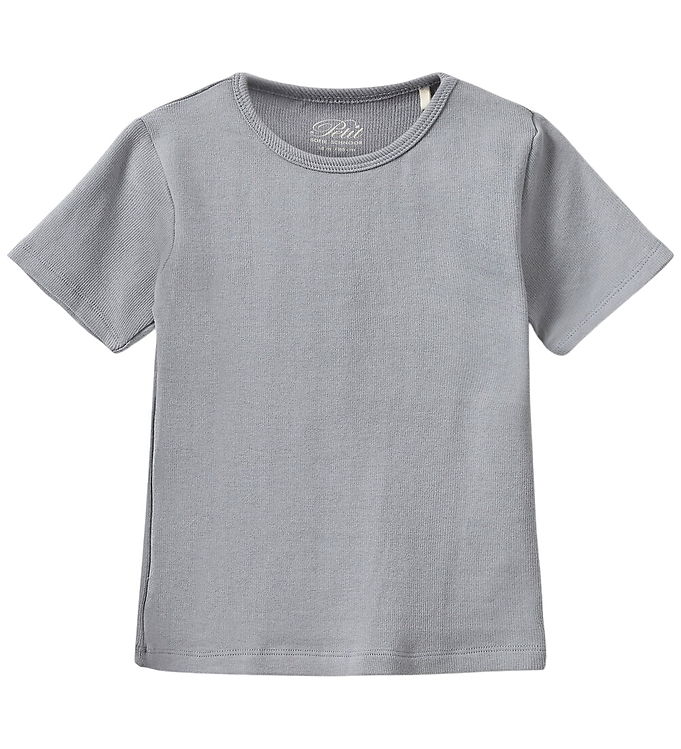 Sofie Schnoor T-shirt - Rib - Stone Blue