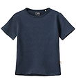 Sofie Schnoor T-shirt - Rib - Dark Blue Sofie Schnoor T-shirt - Rib - Dark Blue