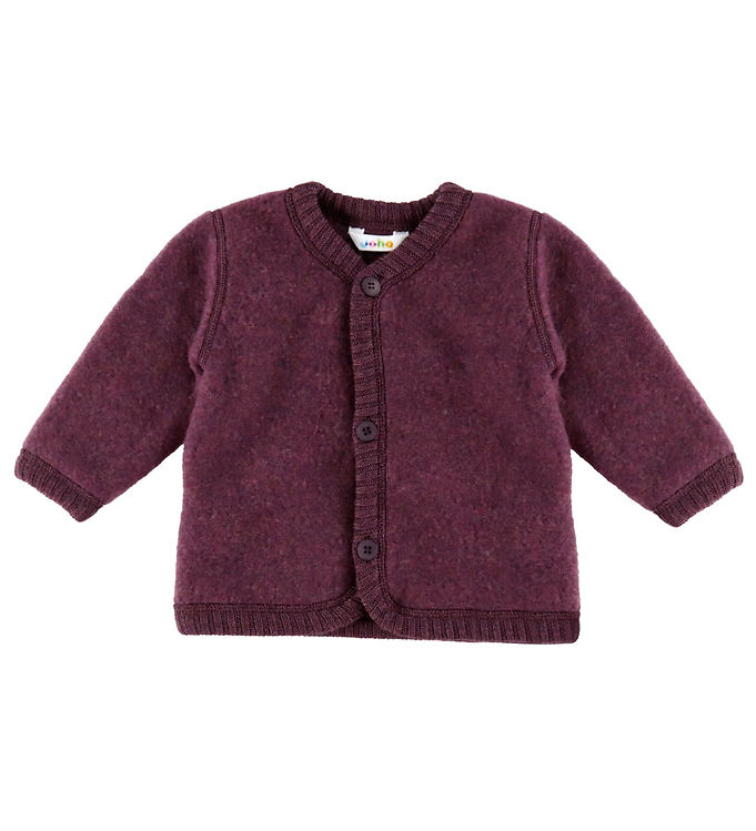Joha Cardigan - Uld - Blomme