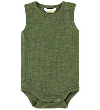 Joha Body u/æ - Uld - Rib - Mørk Oliven Joha Body u/æ - Uld - Rib - Mørk Oliven