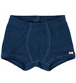 Joha Boxers - Wool - Rib - Dark Turquoise