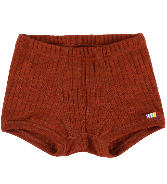 Joha Boxershorts - Uld - Rib - Rust