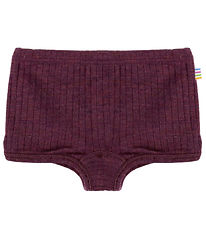 Joha Hipsters - Uld - Rib - Blomme Joha Hipsters - Uld - Rib - Blomme