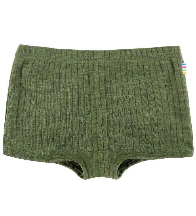 Joha Hipsters - Uld - Rib - Mørk Oliven