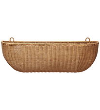 Ferm Living Væglomme - Flettet Rattan - 75x25 cm - Natural Ferm Living Væglomme - Flettet Rattan - 75x25 cm - Natural