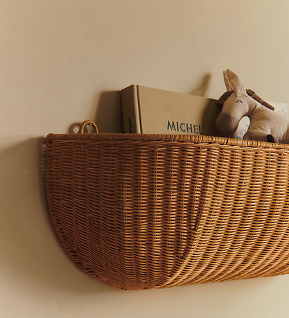 Ferm Living Væglomme - Flettet Rattan - 75x25 cm - Natural Ferm Living Væglomme - Flettet Rattan - 75x25 cm - Natural