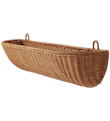 Ferm Living Væglomme - Flettet Rattan - 75x14 cm - Natural Ferm Living Væglomme - Flettet Rattan - 75x14 cm - Natural